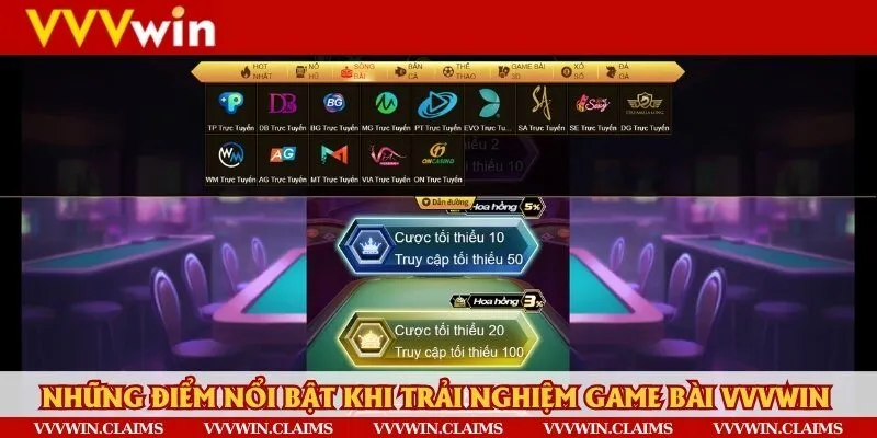 Một vài điểm nổi bật ở nền tảng